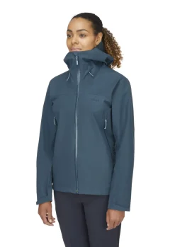 Waterproof Jackets-Rab Womens Namche GTX Jacket - Orion Blue
