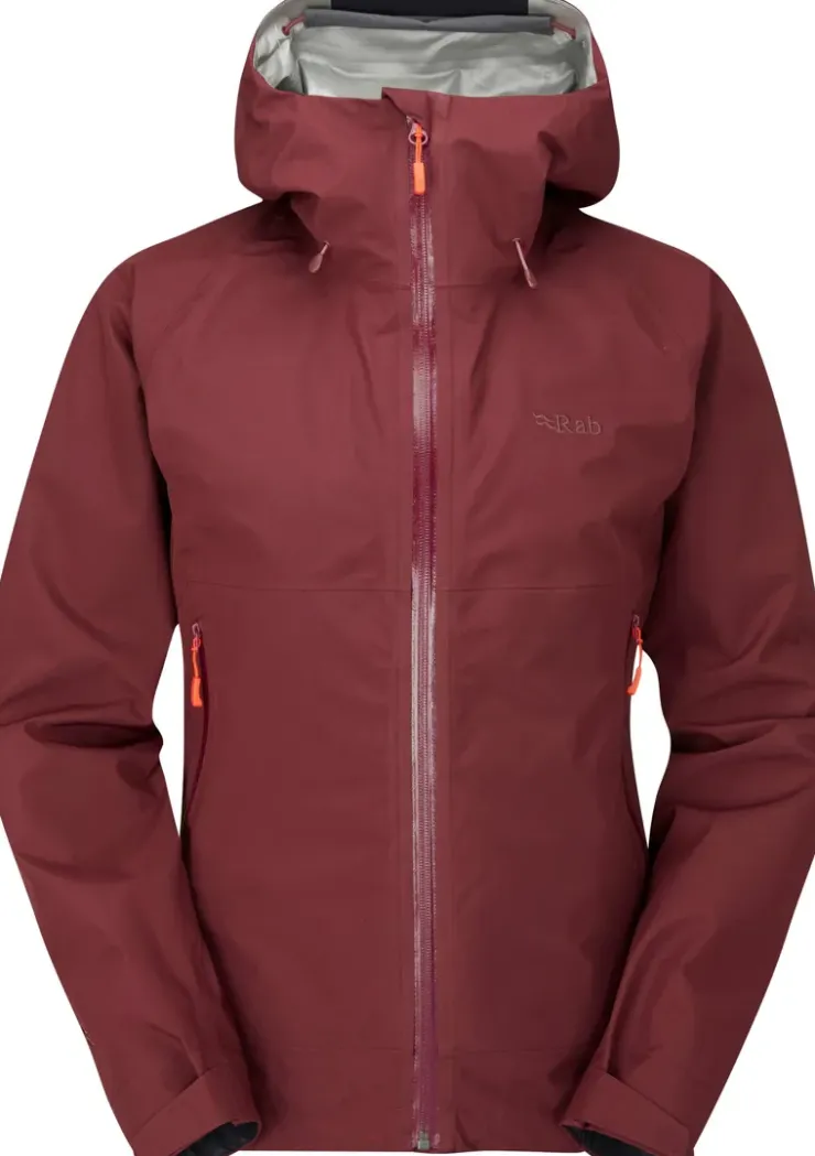 Waterproof Jackets-Rab Womens Namche Paclite Jacket - Deep Heather