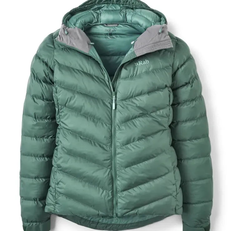 Insulated Jackets-Rab Womens Nebula Pro Jacket - Green Slate