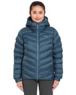 Insulated Jackets-Rab Womens Nebula Pro Jacket - Orion Blue