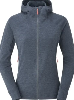 Fleece & Mid Layer-Rab Womens Nexus Hoody - Steel