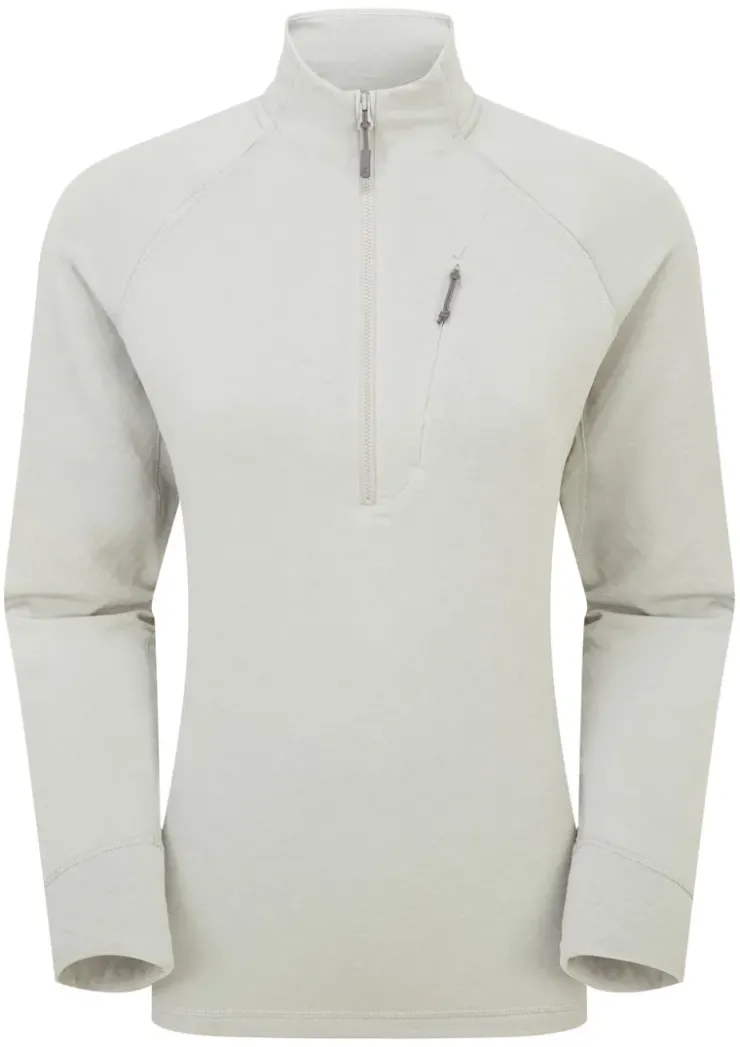 Fleece & Mid Layer-Rab Womens Nexus Pull-On - Light Zinc