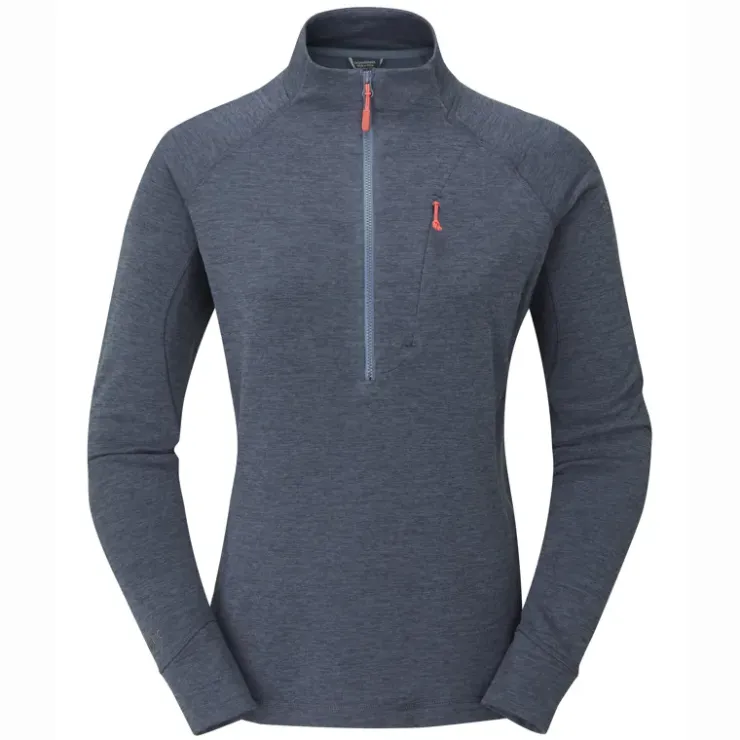 Fleece & Mid Layer-Rab Womens Nexus Pull-On - Steel