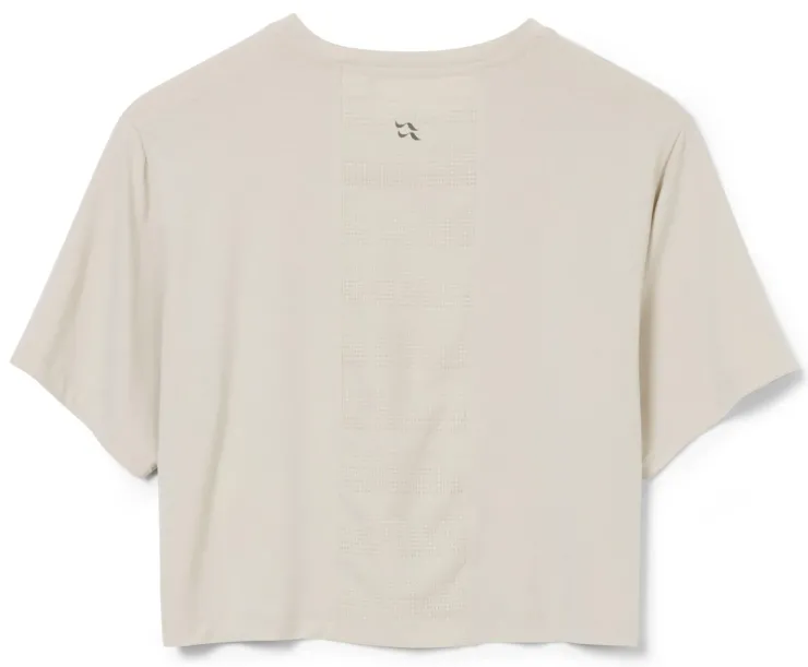 T-Shirts & Baselayers-Rab Womens Rivelin Crop Tee - Pebble