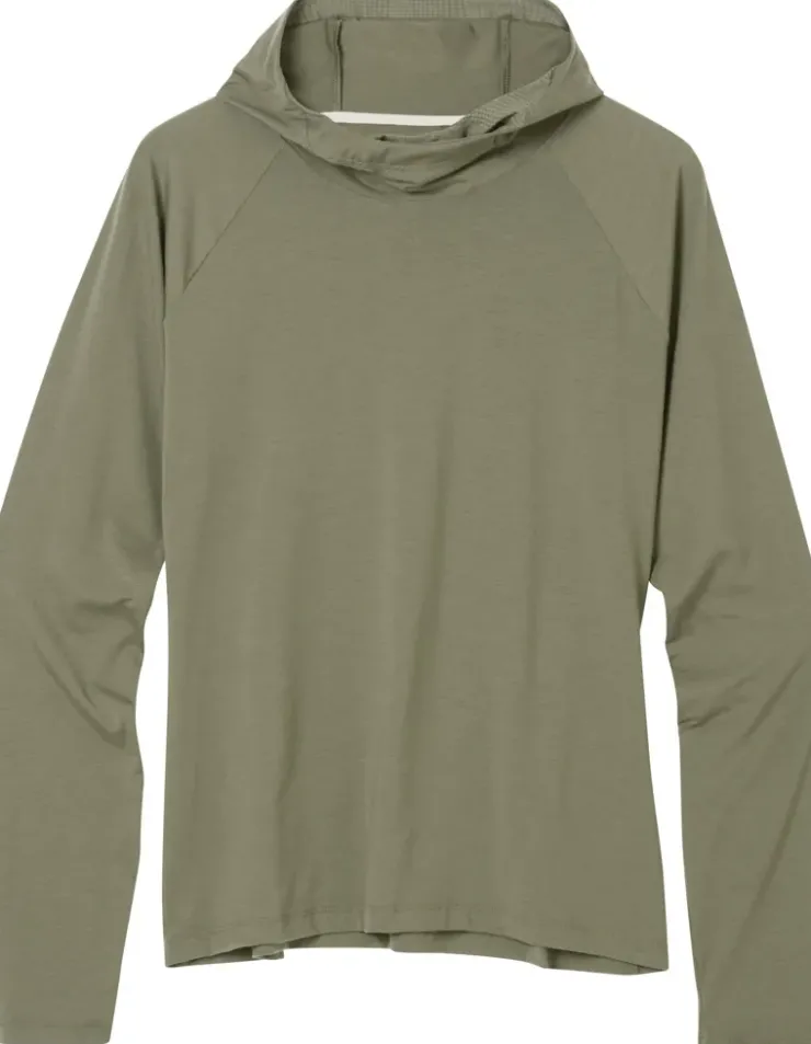 Fleece & Mid Layer-Rab Womens Rivelin Hoody - Light Khaki