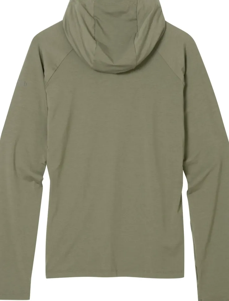 Fleece & Mid Layer-Rab Womens Rivelin Hoody - Light Khaki