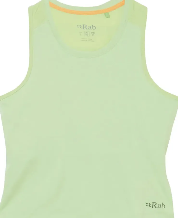 T-Shirts & Baselayers-Rab Womens Rivelin Racerback Tank - Fig Green