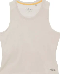 T-Shirts & Baselayers-Rab Womens Rivelin Racerback Tank - Pebble