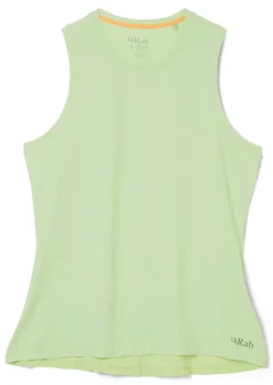 T-Shirts & Baselayers-Rab Womens Rivelin Tank - Fig Green