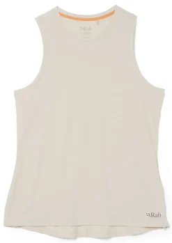 T-Shirts & Baselayers-Rab Womens Rivelin Tank - Pebble