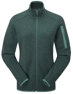 Fleece & Mid Layer-Rab Womens Ryvoan Jacket - Green Slate