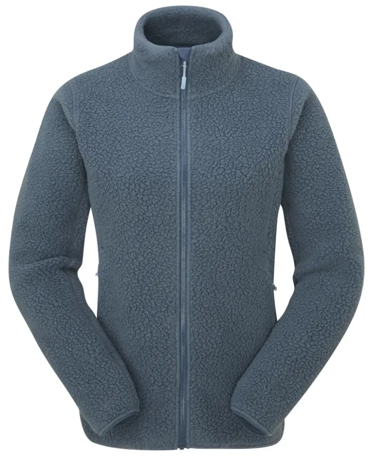 Fleece & Mid Layer-Rab Womens Shearling Jacket - Orion Blue