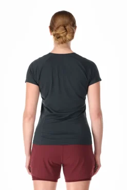 T-Shirts & Baselayers-Rab Womens Sonic Short Sleeved Tee - Beluga