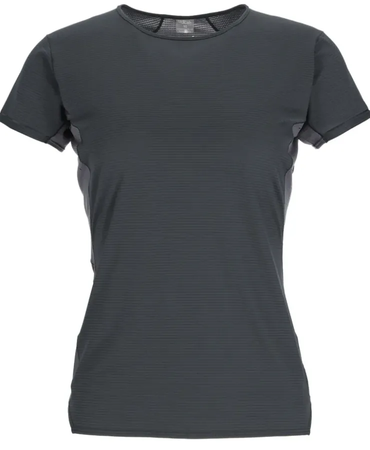 T-Shirts & Baselayers-Rab Womens Sonic Ultra Tee - Beluga-Graphene