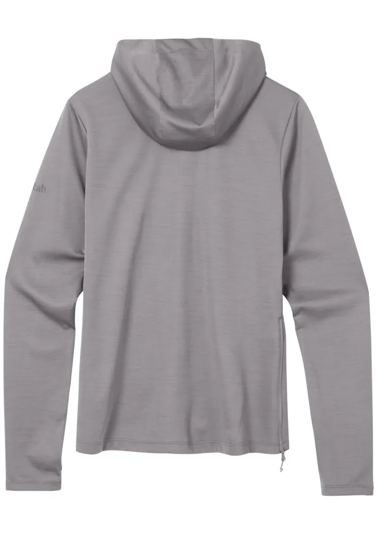 Fleece & Mid Layer-Rab Womens Staden Hoody - Zinc