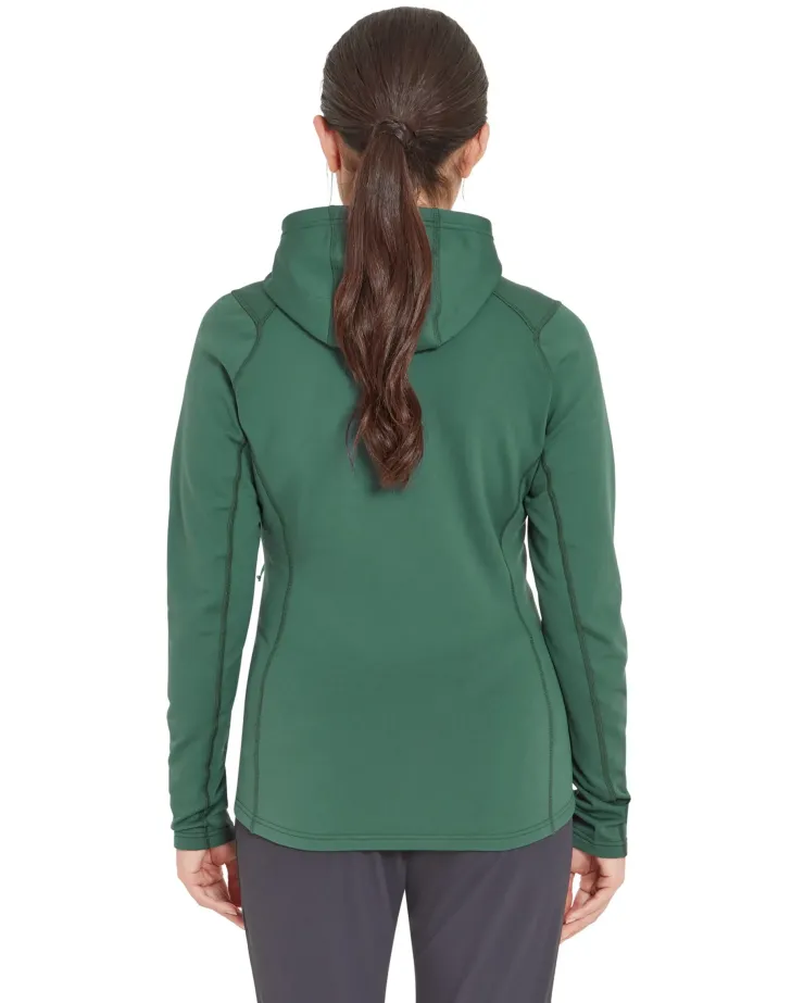 Fleece & Mid Layer-Rab Womens Superflux Hoody - Green Slate