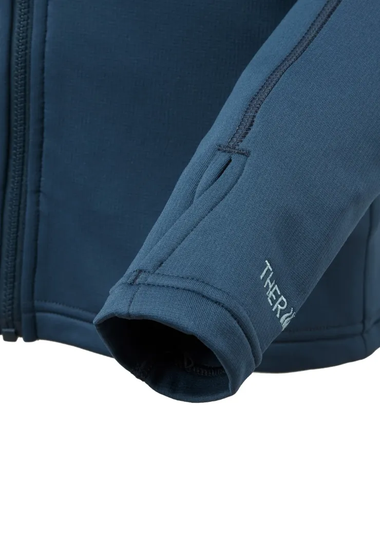 Fleece & Mid Layer-Rab Womens Superflux Hoody - Tempest Blue