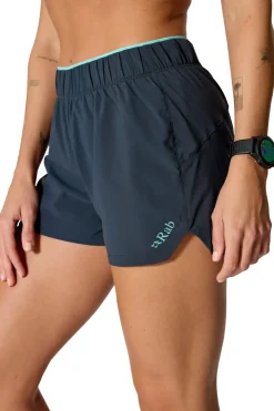 Shorts & Skirts-Rab Womens Talus Active Shorts - Tempest Blue