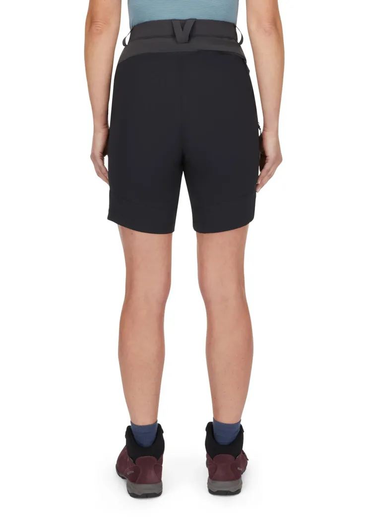Shorts & Skirts-Rab Womens Torque Mountain Shorts - Anthracite-Black