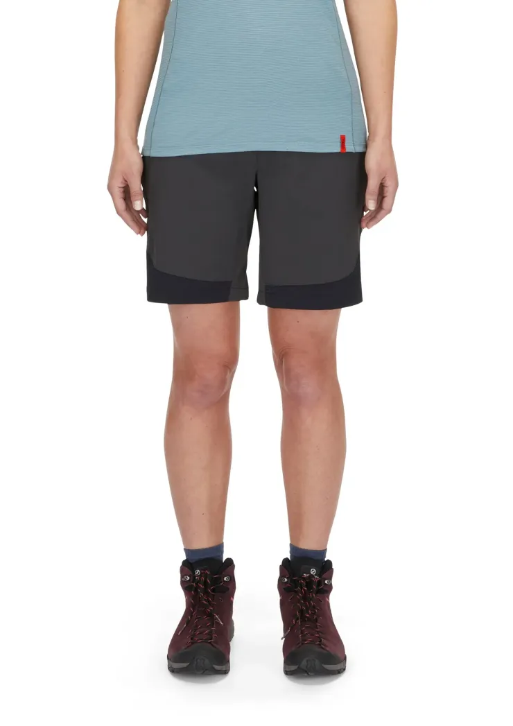 Shorts & Skirts-Rab Womens Torque Mountain Shorts - Anthracite-Black