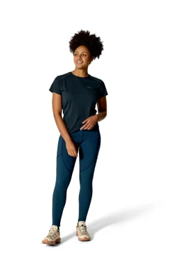 Trousers & Leggings-Rab Womens Torque Tights - Tempest Blue