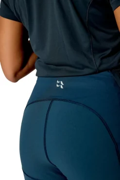 Trousers & Leggings-Rab Womens Torque Tights - Tempest Blue