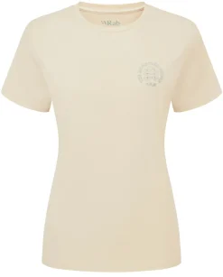 T-Shirts & Baselayers-Rab Womens Tuku Cirque Tee - Ecru