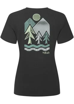 T-Shirts & Baselayers-Rab Womens Tuku Vista Tee - Beluga
