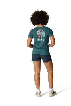 T-Shirts & Baselayers-Rab Womens Tuku Vista Tee - Orion Blue