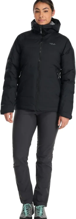 Insulated Jackets-Rab Womens Valiance Jacket - Black
