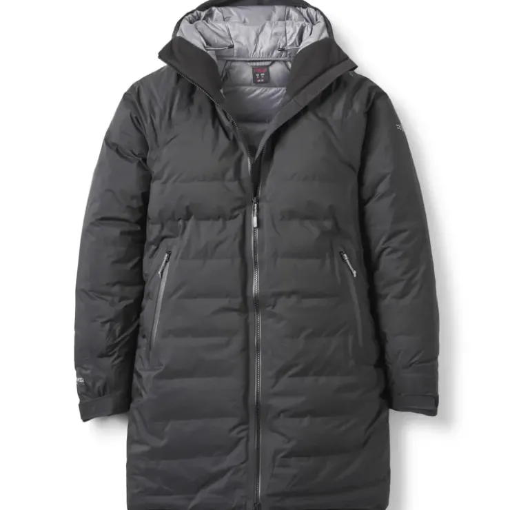 Casual Jackets-Rab Womens Valiance Parka - Black