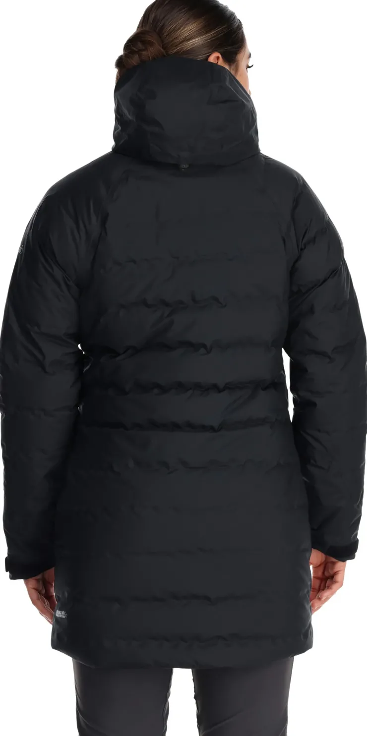 Casual Jackets-Rab Womens Valiance Parka - Black