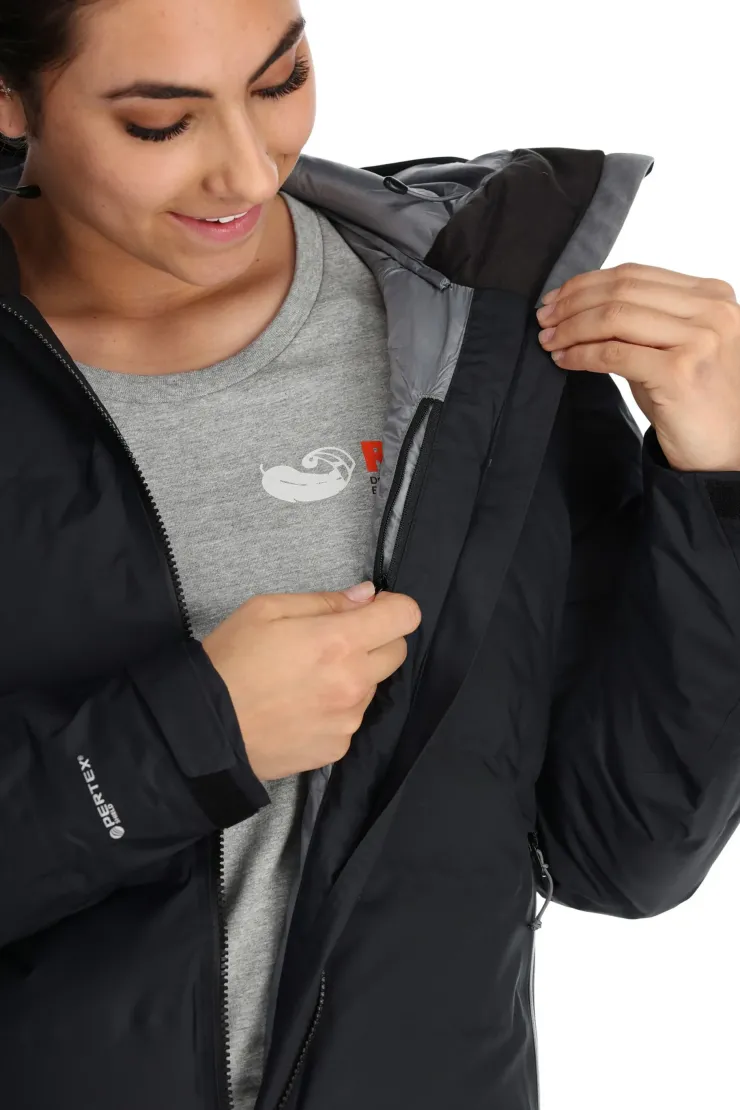 Casual Jackets-Rab Womens Valiance Parka - Black