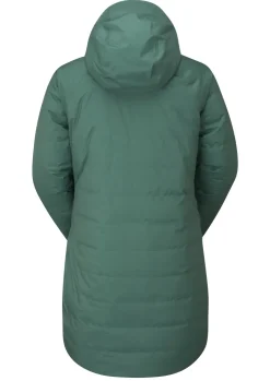 Casual Jackets-Rab Womens Valiance Parka - Green Slate