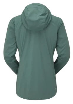 Softshell Jackets-Rab Womens Vapour-Rise Summit Jacket - Green Slate