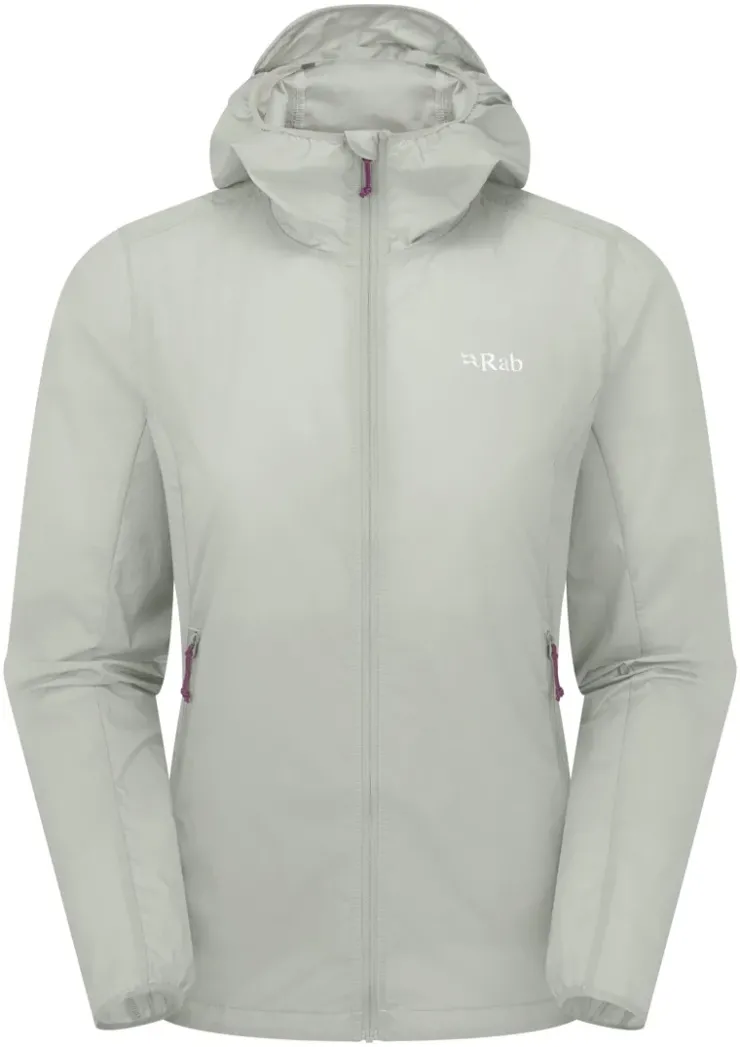 Windshirts-Rab Womens Vital Hoody - Light Zinc