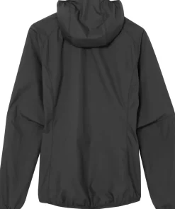 Windshirts-Rab Womens Windgather Hoody - Black