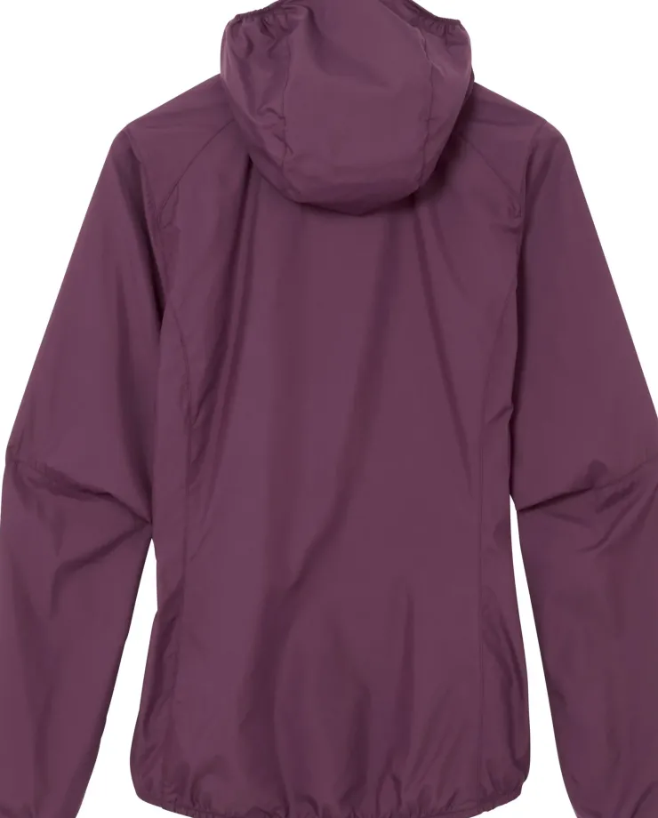 Windshirts-Rab Womens Windgather Hoody - Mulberry