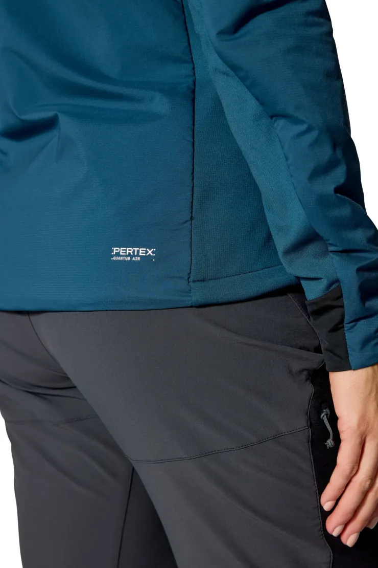Insulated Jackets-Rab Womens Xenair Alpine Flex Jacket - Tempest Blue