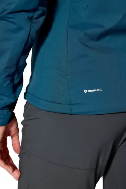 Insulated Jackets-Rab Womens Xenair Alpine Flex Jacket - Tempest Blue