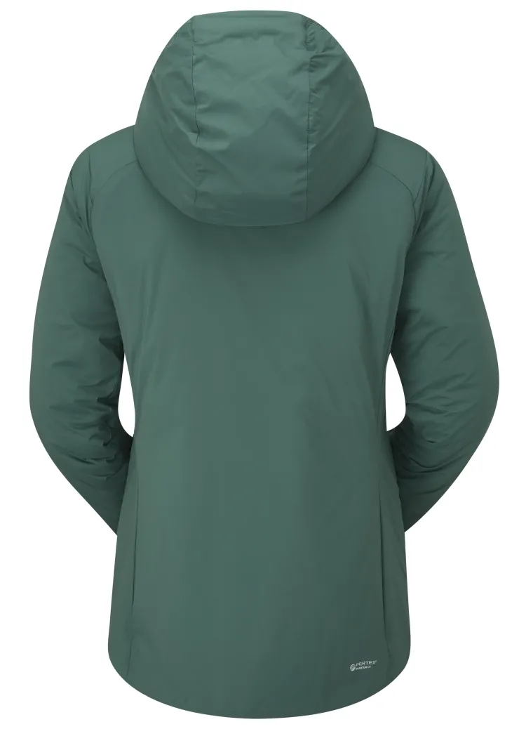 Insulated Jackets-Rab Womens Xenair Alpine Jacket - Green Slate