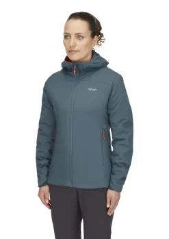 Insulated Jackets-Rab Womens Xenair Alpine Light Jacket - Orion Blue