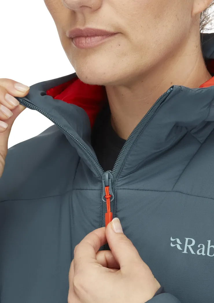 Insulated Jackets-Rab Womens Xenair Alpine Light Jacket - Orion Blue