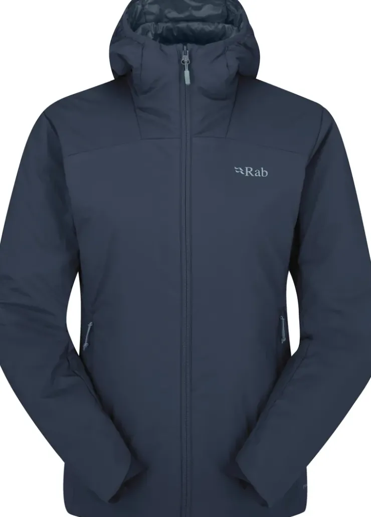 Insulated Jackets-Rab Womens Xenair Alpine Light Jacket - Tempest Blue