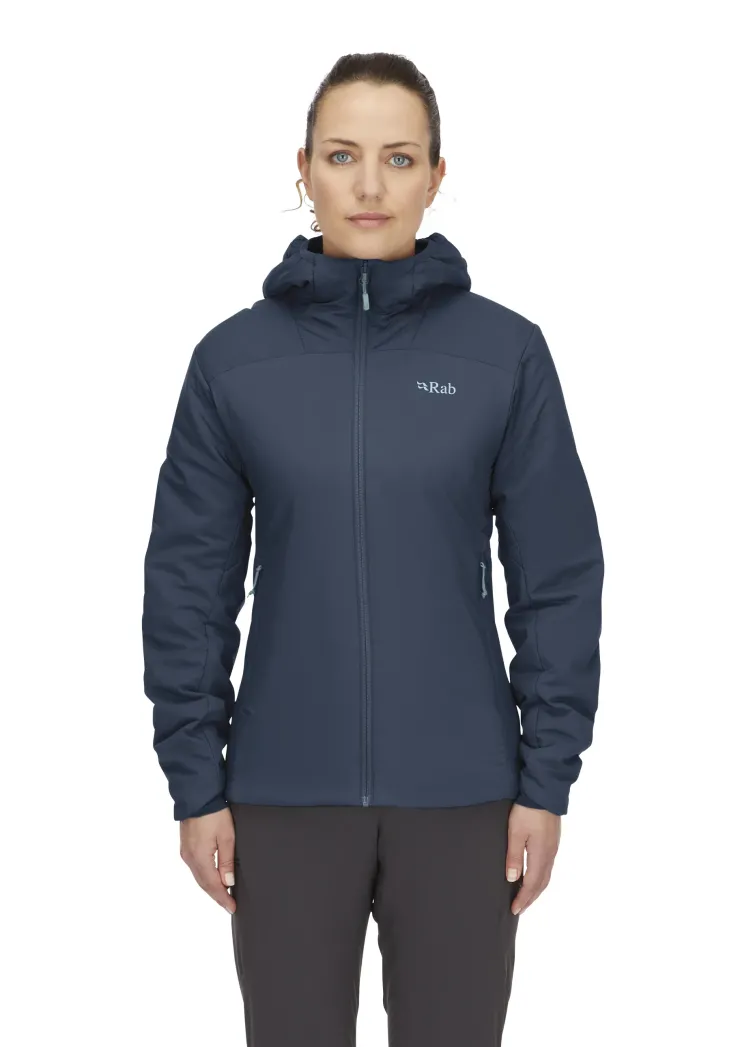Insulated Jackets-Rab Womens Xenair Alpine Light Jacket - Tempest Blue