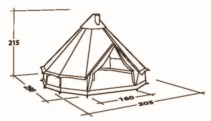 Tipi'S & Bell Tents-Robens Klondike S Bell Tent