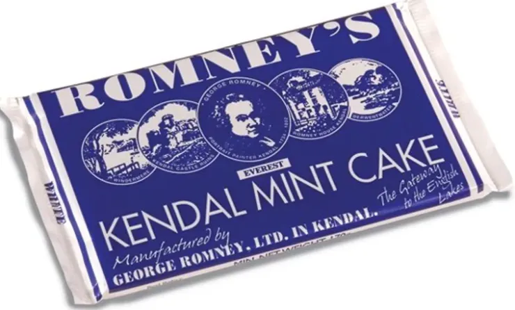Energy Bars-Romneys Kendal Mint Cake - 125g