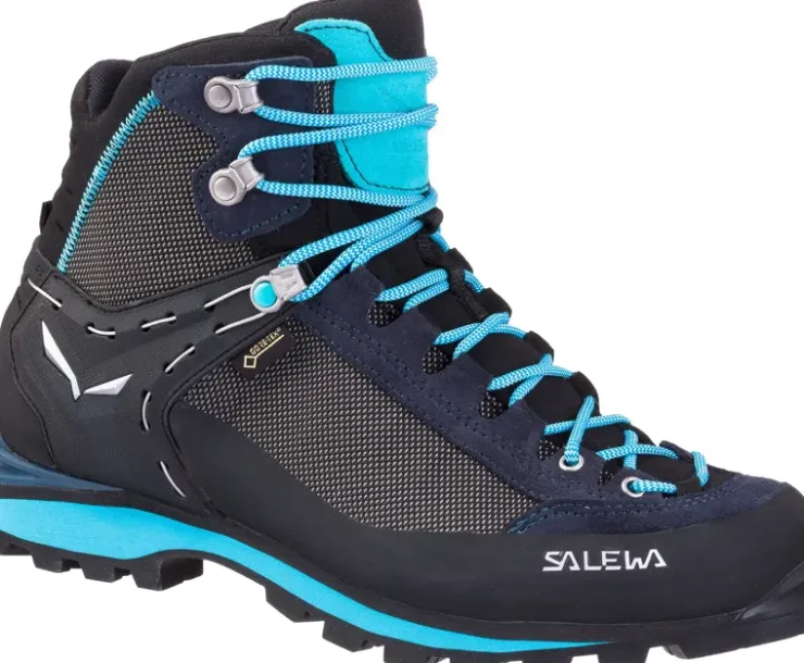 Mountain Boots-Salewa Womens Crow GTX Boots - Premium Navy-Ethernal Blue