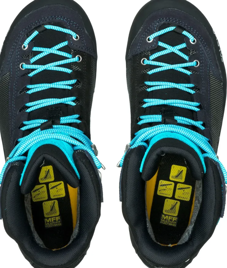 Mountain Boots-Salewa Womens Crow GTX Boots - Premium Navy-Ethernal Blue