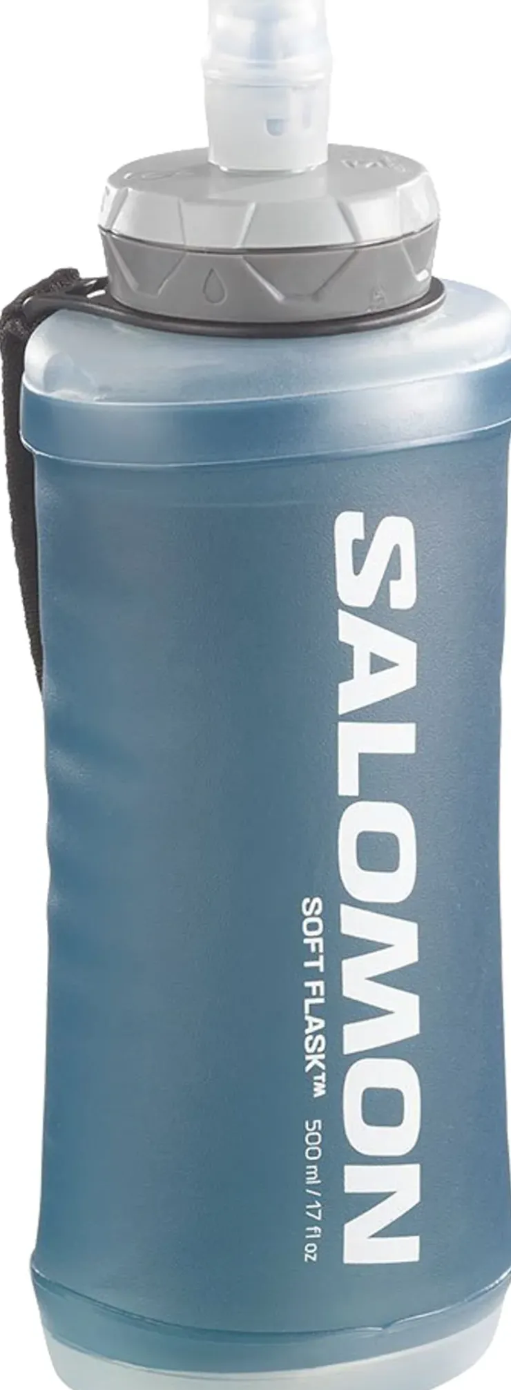 Water Bottles-Salomon Active Handheld Flask - Black-Slate Grey
